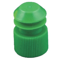 McKesson Tube Closure Polyethylene Flanged Plug Cap Green 16 mm For Use with 16 mm Blood Drawing Tubes, Glass Test Tubes, Plastic Culture Tubes NonSterile  (1000/BG)