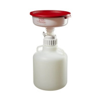 Safety Waste Funnel System Nalgene™ HDPE / Polypropylene 10 Liter Capacity  (1/CS)