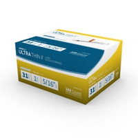 Standard Insulin Syringe with Needle AIMSCO® 1 mL 5/16 Inch 31 Gauge NonSafety Ultra Thin Wall  (100/BX)