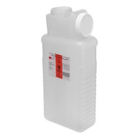 Sharps Container Post™ Translucent Base 4.22 LX 8 W X 17.56 H Inch Vertical Entry 2.5 Gallon  (16/CS)
