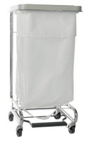 Hamper Stand McKesson Infectious Waste Rectangular Opening 30 to 33 gal. Capacity Foot Pedal Self-Closing Lid  (1/EA)