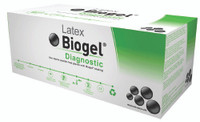 Exam Glove Biogel® Diagnostic™ Size 7 NonSterile Latex Extended Cuff Length Micro-Textured Straw Not Rated  (150/CS)