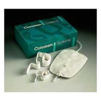 Urinary Leg Bag Conveen® Security+ Anti-Reflux Valve Sterile 1500 mL Polyethylene / Flocked  (1/EA)