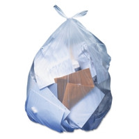 Trash Bag Heritage™ 60 gal. Clear LLDPE 1.1 mil 38 X 58 Inch Star Seal Bottom Flat Pack  (100/CS)
