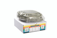 Exercise Resistance Tubing CanDo® Low Powder Silver 100 Foot Length 2X-Heavy Resistance  (1/EA)