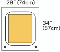 Surgical Drape 3M™ Steri-Drape™ 30 W X 35 L Inch Sterile  (20/CS)