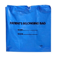 Patient Belongings Bag Medline 18 X 20 Inch Polyethylene Resin Drawstring Closure White  (250/CS)