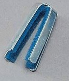 Finger Splint Plastalume® Adult Medium Bendable Prong Fastening Finger Blue / Silver  (12/PK)