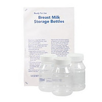 Breast Milk Storage Bottle 4 oz. Plastic  (144/CS)
