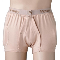 Hip Protection Brief Hipsters® Incontinent Large Beige Unisex  (1/EA)