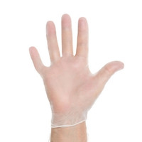 Exam Glove Halyard™ X-Large NonSterile Vinyl Standard Cuff Length Smooth White Not Rated  (90/BX)