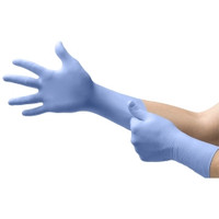 Exam Glove FreeForm® EC 2X-Large NonSterile Nitrile Extended Cuff Length Textured Fingertips Blue Not Rated  (1/BX)
