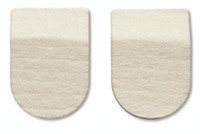 Hapad® Heel Pad 1/2 Inch Thick Wool Felt Beige  (1/PR)