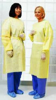 Protective Procedure Gown X-Large Yellow NonSterile Not Rated Disposable  (100/CS)