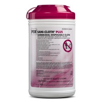 Sani-Cloth® Plus Surface Disinfectant Cleaner Premoistened Germicidal Manual Pull Wipe 65 Count Canister Alcohol Scent NonSterile  (65/BX)