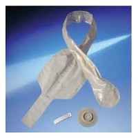 Ileostomy Night Pouch Assura® Two-Piece System 2 Inch Length 3/8 to 2-1/8 Inch Stoma Drainable  (5/BX)