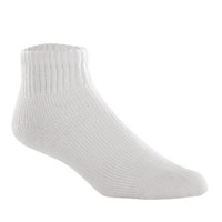 Diabetic Compression Socks JOBST® Sensifoot™ Crew Medium White Closed Toe  (1/PR)