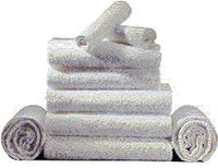 Washcloth 12 X 12 Inch White Reusable  (1/DZ)