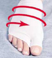 Compression Sleeve Medium White Forefoot  (1/EA)