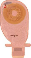 Ostomy Pouch Assura®Inspire One-Piece System 11-1/4 Inch Length 1-3/8 Inch Stoma Drainable Flat, Pre-Cut  (10/BX)