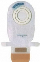 Pediatric Colostomy Pouch Assura® AC One-Piece System 5-1/2 Inch Length, Mini 5/8 Inch Stoma Drainable  (10/BX)