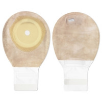 Ostomy Pouch Premier™ One-Piece System 7 Inch Length, Mini 2-1/8 Inch Stoma Drainable Flat, Trim to Fit  (20/BX)