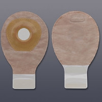 Ostomy Pouch Premier™ One-Piece System 7 Inch Length, Mini 1 Inch Stoma Drainable Flat, Pre-Cut  (20/BX)