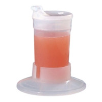 Replacement Lid Large Mouthpiece, Hole for Straw  (3/PK)