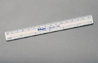Wound Measuring Ruler 6 Inch Paper 6 Inch  (1/BX)