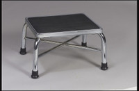 Step Stool Bariatric 1 Step Steel Frame 9 Inch Step Height  (1/EA)