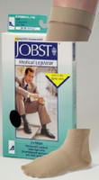 Compression Socks JOBST® Athletic Knee High Large White Closed Toe  (1/PR)