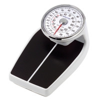 Floor Scale Health O Meter® Dial Display 400 lbs. / 180 kg Capacity Black / White Analog  (1/EA)