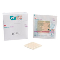 Foam Dressing 3M™ Tegaderm™ High Performance 4 X 4 Inch Without Border Film Backing Non-Adhesive Square Sterile  (10/BX)
