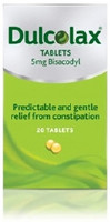 Laxative Dulcolax® Tablet 10 per Box 5 mg Strength Bisacodyl USP  (10/BX)