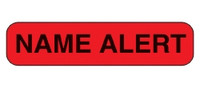 Pre-Printed Label Barkley® Advisory Label Red Paper Name Alert Black Alert Label 3/8 X 1-5/8 Inch  (1000/PK)