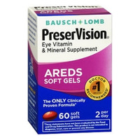 Multivitamin Supplement PreserVision® Vitamin A / Vitamin E / Ascorbic Acid 14320 IU - 200 IU - 226 mg Strength Softgel 60 per Box  (60/BX)