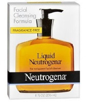Soap Liquid Neutrogena® Liquid 8 oz. Pump Bottle Unscented  (12/CS)