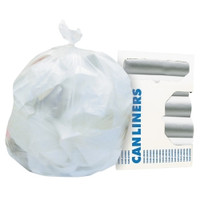 Trash Bag Heritage™ 10 gal. Natural HDPE 8 Mic. 24 X 24 Inch Star Seal Bottom Coreless Roll  (1000/CS)