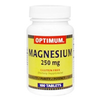 Mineral Supplement Optimum® Magnesium 250 mg Strength Tablet 100 per Bottle  (1/BT)