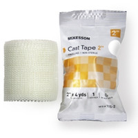 Cast Tape McKesson 2 Inch X 12 Foot Fiberglass White  (1/EA)