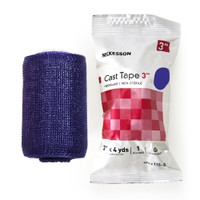 Cast Tape McKesson 3 Inch X 12 Foot Fiberglass Purple  (10/BX)