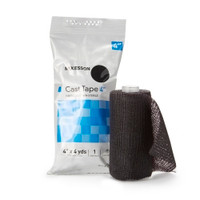 Cast Tape McKesson 4 Inch X 12 Foot Fiberglass Black  (10/BX)