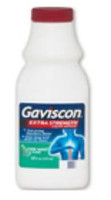 Antacid Gaviscon® 254 mg - 237.5 mg Strength Liquid 12 oz.  (1/EA)