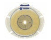 Ostomy Barrier SenSura® Flex Xpro Trim to Fit, Standard Wear Double Layer Adhesive 35 mm Flange Green Code System 3/8 to 1-5/16 Inch Opening  (10/BX)