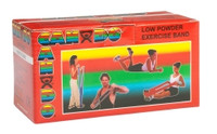 Exercise Resistance Band CanDo® Low Powder Red 5 Inch X 6 Yard Light Resistance  (1/EA)