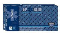Exam Glove DermAssist® EP Blue™ Large NonSterile Latex Extended Cuff Length Fully Textured Blue Chemo Tested  (50/BX)