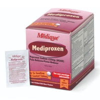 Pain Relief Mediproxen 220 mg Strength Naproxen Sodium Tablet 50 per Box  (50/BX)