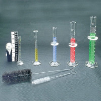 Cylinder Set Glass Assorted Volumes  (1/EA)
