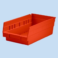 Shelf Bin Blue Plastic 4 X 6-5/8 X 11-5/8 Inch  (1/EA)
