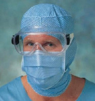 Surgical Mask Barrier® Standard Pleated Tie Closure One Size Fits Most Blue NonSterile Not Rated Adult  (600/CS)